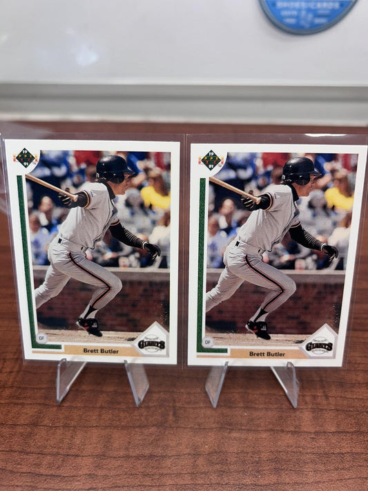 Cheap Sneaks Footwear/Sports Cards Baseball Card Brett Butler 1991 Upper Deck #270 San Francisco Giants