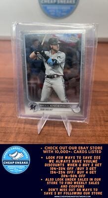 Cheap Sneaks Footwear/Sports Cards Baseball Card Brian Anderson 2022 Topps Chrome #138 Miami Marlins