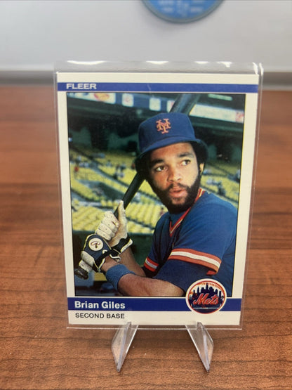 Cheap Sneaks Footwear/Sports Cards Baseball Card Brian Giles 1984 Fleer New York Mets Baseball Card #585