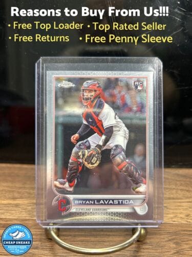 Cheap Sneaks Footwear/Sports Cards Baseball Card Brian Lavastida 2022 Topps Chrome Cleveland Guardians Rookie Baseball