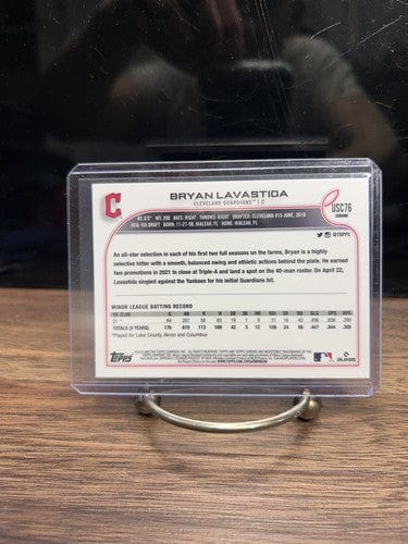 Cheap Sneaks Footwear/Sports Cards Baseball Card Brian Lavastida 2022 Topps Chrome Cleveland Guardians Rookie Baseball