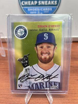 Cheap Sneaks Footwear/Sports Cards Baseball Card Brian O'Keefe RC 2023 Topps Chrome Platinum Anniversary #140 Seattle M