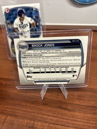 Cheap Sneaks Footwear/Sports Cards Baseball Card Brock Jones 2023 Bowman 1st Prospect Base Card( X4)BP-115 + Junior Cam