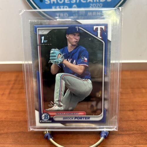 Cheap Sneaks Footwear/Sports Cards Baseball Card Brock Porter 2024 Bowman BCP-36 Chrome Prospects Texas Rangers Basebal