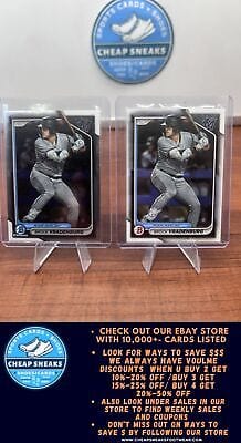Cheap Sneaks Footwear/Sports Cards Baseball Card Brock Vradenburg 2024 Bowman Chrome Prospects #BCP-62 Marlins+ Bonus C