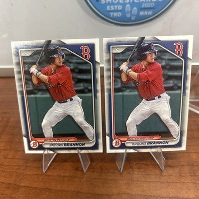Cheap Sneaks Footwear/Sports Cards Baseball Card Brooks Brannon 2024 Bowman Prospects #BP-95 Boston Red Sox
