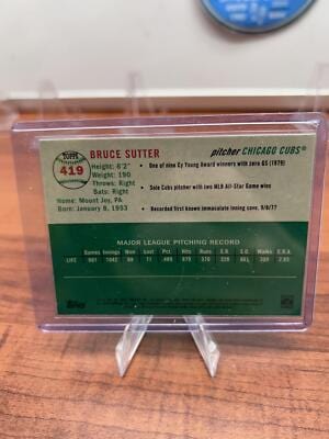 Cheap Sneaks Footwear/Sports Cards Baseball Card Bruce Sutter 2023 Topps Chrome Platinum Anniversary #419 Chicago Cubs