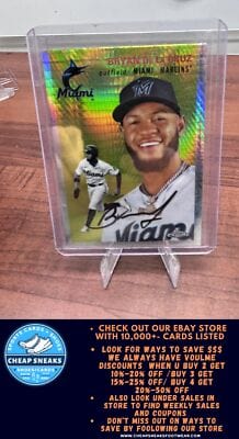 Cheap Sneaks Footwear/Sports Cards Baseball Card Bryan De La Cruz 2023 Topps Chrome Platinum Anniversary Prism Refracto