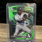 Cheap Sneaks Footwear/Sports Cards Baseball Card Bryan Ramos 2022 Bowman Platinum Green Ice Foil 185/299 Chicago White
