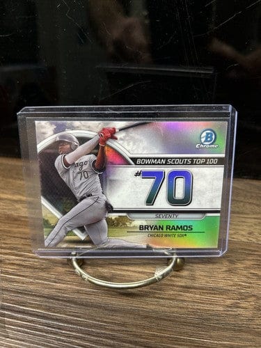Cheap Sneaks Footwear/Sports Cards Baseball Card Bryan Ramos  2023 Bowman Chrome Baseball Card BTP-70  Chicago White So