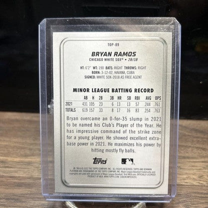 Cheap Sneaks Footwear/Sports Cards Baseball Card Bryan Ramos2022 Bowman Platinum  Chicago White Sox Baseball Prospect C