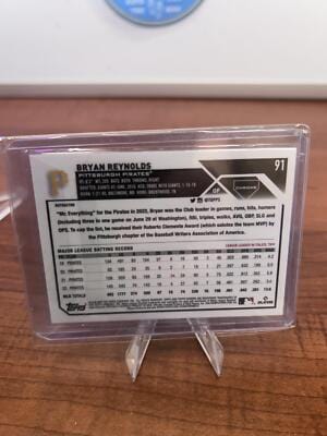 Cheap Sneaks Footwear/Sports Cards Baseball Card Bryan Reynolds 2023 Topps Chrome Silver Refractor #91 Pirates
