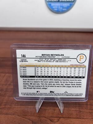 Cheap Sneaks Footwear/Sports Cards Baseball Card Bryan Reynolds 2024 Topps Chrome Logofractor Edition #146 Pittsburgh P