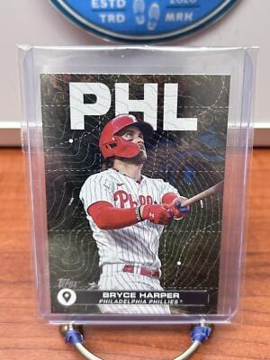 Cheap Sneaks Footwear/Sports Cards Baseball Card Bryce Harper 2024 Topps City to City #CTC-9 Philadelphia Phillies