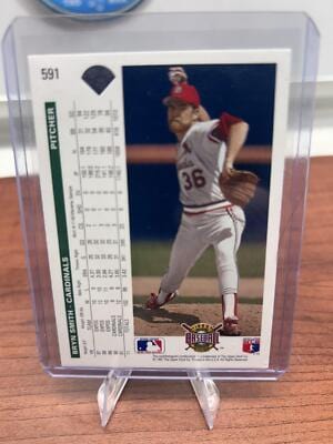 Cheap Sneaks Footwear/Sports Cards Baseball Card Bryn Smith 1992 Upper Deck #591 St. Louis Cardinals