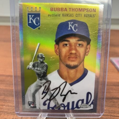 Cheap Sneaks Footwear/Sports Cards Baseball Card Bubba Thompson RC 2023 Topps Chrome Platinum Anniversary REFRACTOR #62