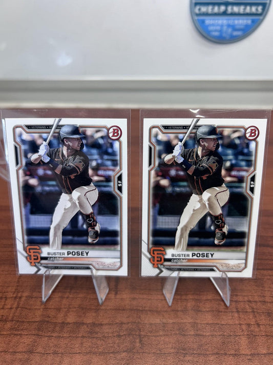Cheap Sneaks Footwear/Sports Cards Baseball Card Buster Posey 2021 Bowman #6 San Francisco Giants