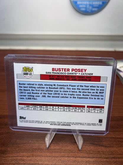Cheap Sneaks Footwear/Sports Cards Baseball Card Buster Posey 2022 Topps Archives 1988 Topps Big Foil #88BF-2 Giants