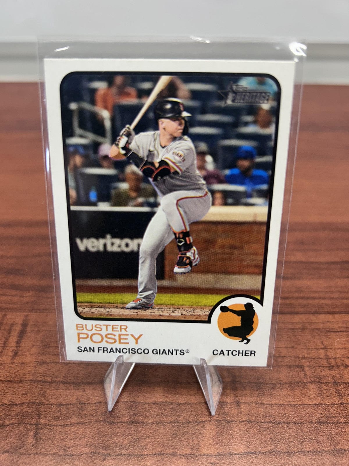 Cheap Sneaks Footwear/Sports Cards Baseball Card Buster Posey 2022 Topps Heritage #13 San Francisco Giants