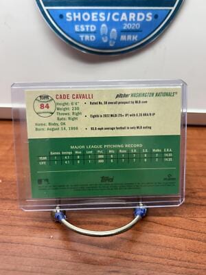 Cheap Sneaks Footwear/Sports Cards Baseball Card Cade Cavalli RC 2023 Topps Chrome Platinum Anniversary #84 Washington