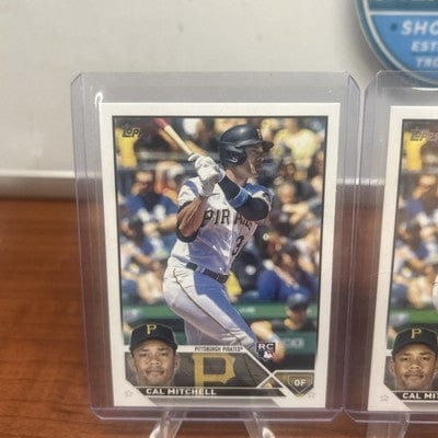 Cheap Sneaks Footwear/Sports Cards Baseball Card Cal Mitchell  (RC) 2023 Topps Series 1 Card  #313 Pittsburgh Pirates +