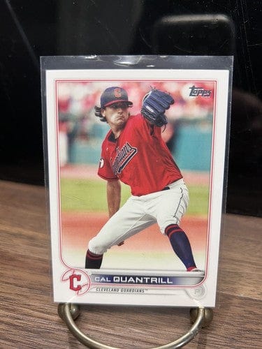 Cheap Sneaks Footwear/Sports Cards Baseball Card Cal Quantrill 2022 Topps Series 2 Cleveland Guardians Baseball Card#34