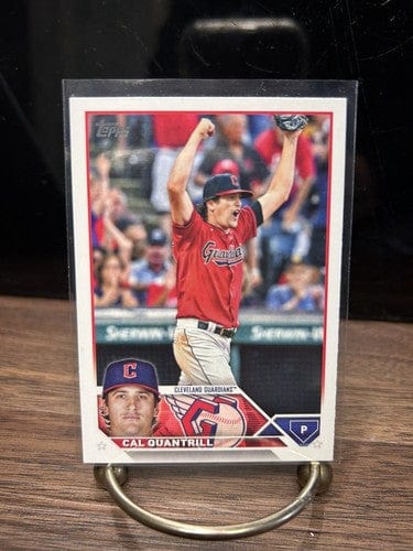 Cheap Sneaks Footwear/Sports Cards Baseball Card Cal Quantrill 2023 Topps Series One Cleveland Guardians Baseball Card#