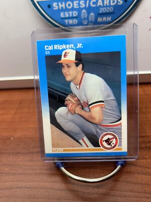 Cheap Sneaks Footwear/Sports Cards Baseball Card Cal Ripken,Jr. 1987 Fleer Baseball Card #478 Baltimore Orioles