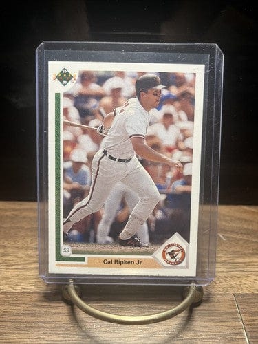 Cheap Sneaks Footwear/Sports Cards Baseball Card Cal Ripken Jr 1991 Upper Deck card #347! Baltimore Orioles!