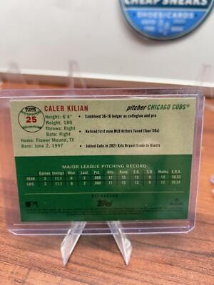 Cheap Sneaks Footwear/Sports Cards Baseball Card Caleb Kilian RC 2023 Topps Chrome Platinum Anniversary Topps Refractor
