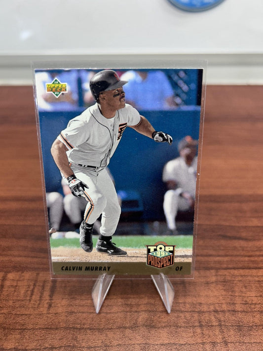 Cheap Sneaks Footwear/Sports Cards Baseball Card Calvin Murray 1993 Upper Deck #432 San Francisco Giants