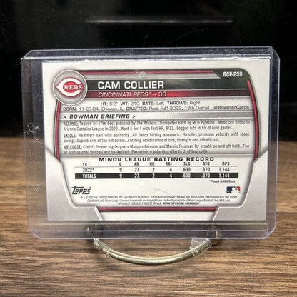 Cheap Sneaks Footwear/Sports Cards Baseball Card Cam Collier 2023 Bowman Chrome Cincinnati Reds Baseball Card #BCP-239