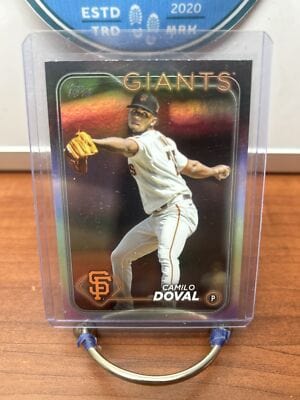 Cheap Sneaks Footwear/Sports Cards Baseball Card Camilo Doval 2024 Topps Rainbow Foil #213 San Francisco Giants