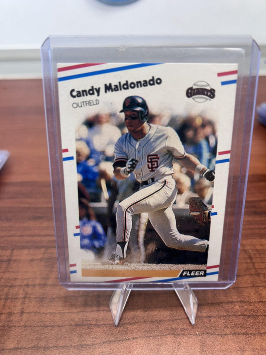 Cheap Sneaks Footwear/Sports Cards Baseball Card Candy Maldonado 1988 Fleer #89 San Francisco Giants