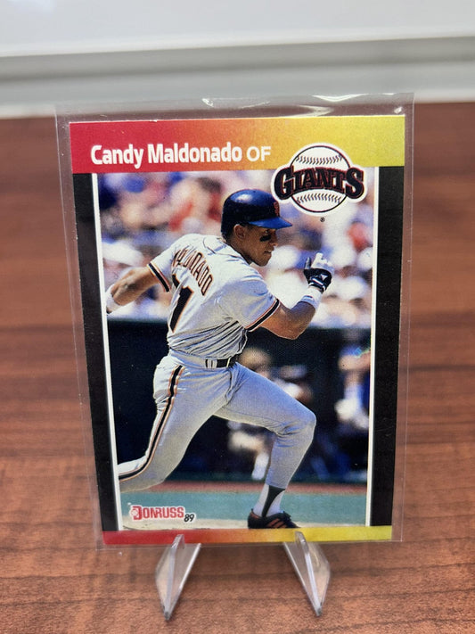 Cheap Sneaks Footwear/Sports Cards Baseball Card Candy Maldonado 1989 Donruss #177 San Francisco Giants