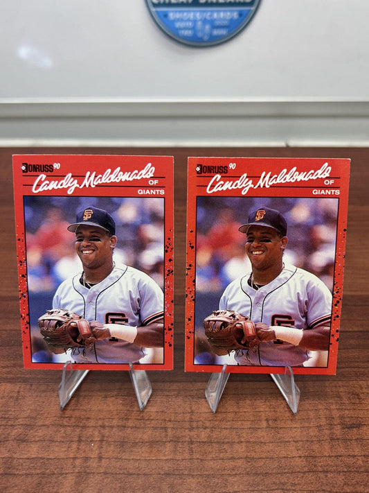 Cheap Sneaks Footwear/Sports Cards Baseball Card Candy Maldonado 1990 Donruss #611 San Francisco Giants