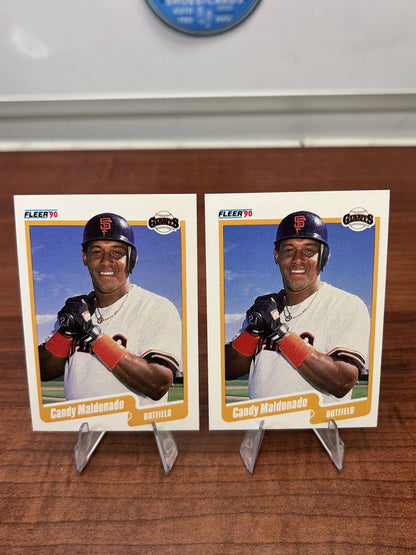 Cheap Sneaks Footwear/Sports Cards Baseball Card Candy Maldonado 1990 Fleer Canadian #62 San Francisco Giants