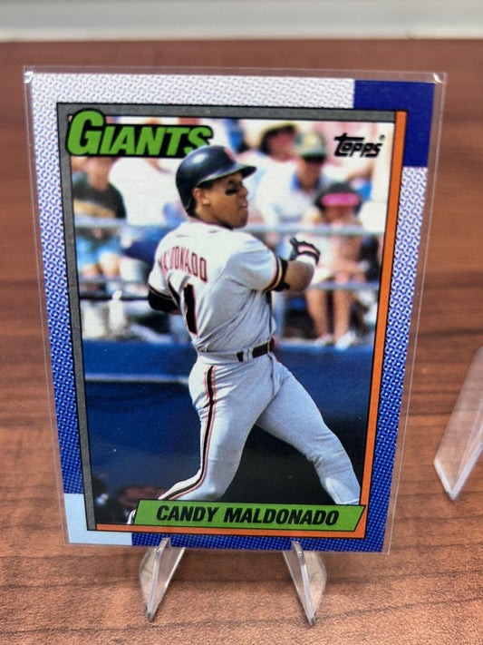 Cheap Sneaks Footwear/Sports Cards Baseball Card Candy Maldonado 1990 Topps #628 San Francisco Giants