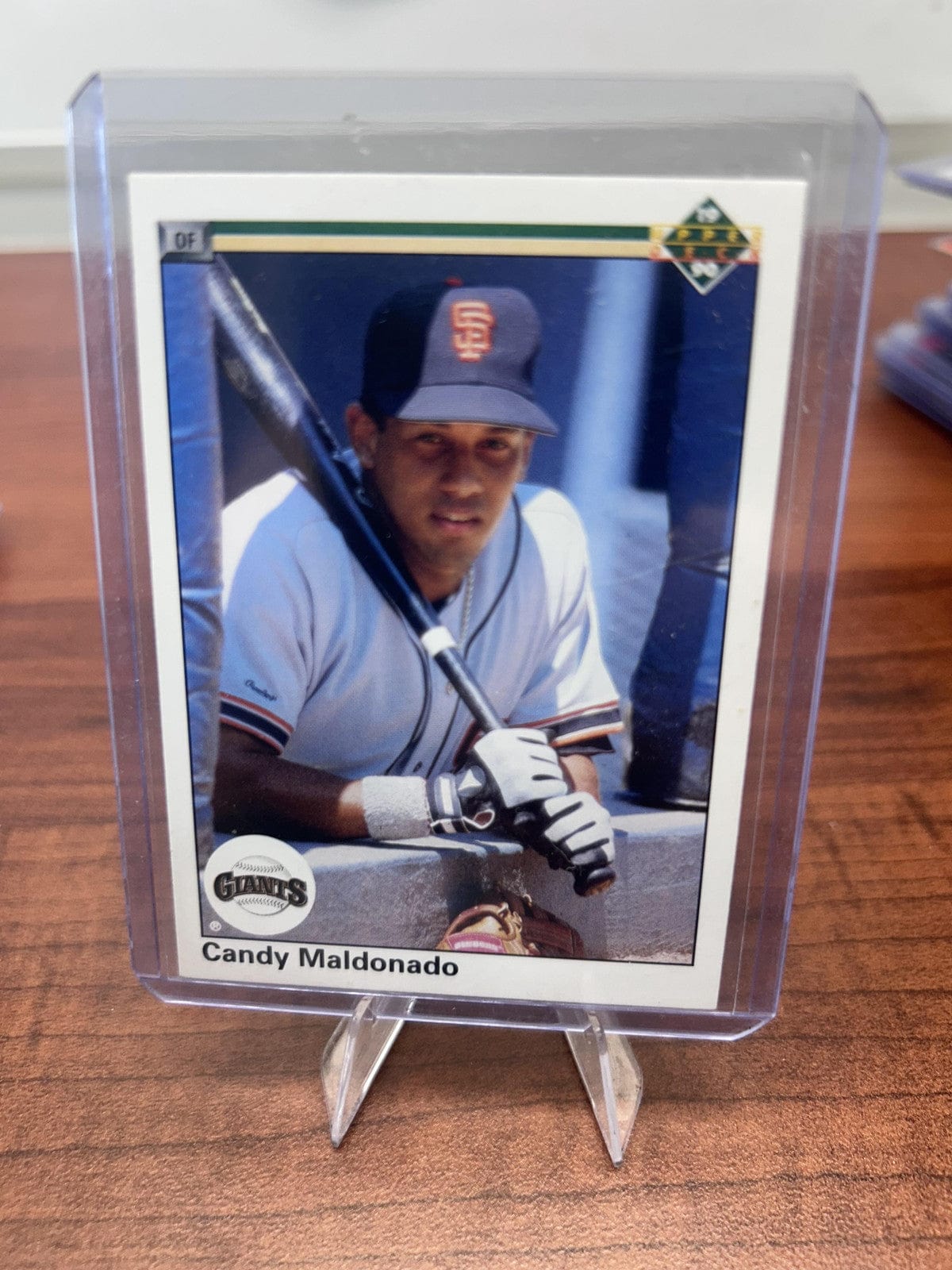 Cheap Sneaks Footwear/Sports Cards Baseball Card Candy Maldonado 1990 Upper Deck #136a San Francisco Giants