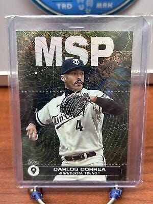 Cheap Sneaks Footwear/Sports Cards Baseball Card Carlos Correa 2024 Topps City to City #CTC-29 Minnesota Twins