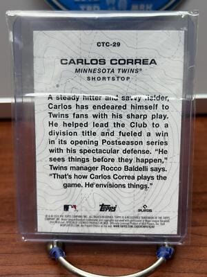 Cheap Sneaks Footwear/Sports Cards Baseball Card Carlos Correa 2024 Topps City to City #CTC-29 Minnesota Twins