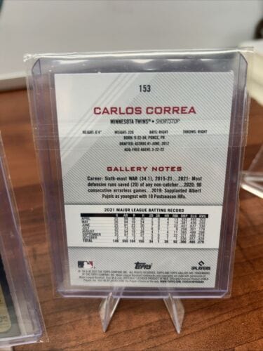 Cheap Sneaks Footwear/Sports Cards Baseball Card Carlos Correa Minnesota Twins Lot 2022/23 Topps Chrome 22 Topps Galler