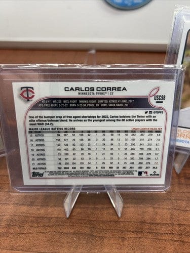 Cheap Sneaks Footwear/Sports Cards Baseball Card Carlos Correa Minnesota Twins Lot 2022/23 Topps Chrome 22 Topps Galler