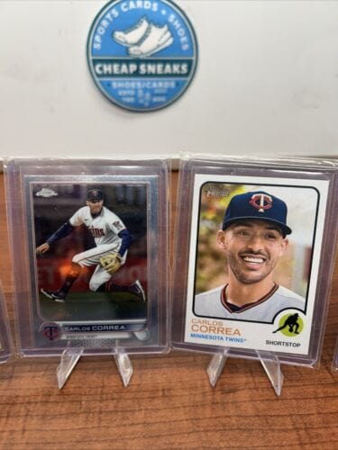 Cheap Sneaks Footwear/Sports Cards Baseball Card Carlos Correa Minnesota Twins Lot 2022/23 Topps Chrome 22 Topps Galler