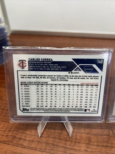 Cheap Sneaks Footwear/Sports Cards Baseball Card Carlos Correa Minnesota Twins Lot 2022/23 Topps Chrome 22 Topps Galler