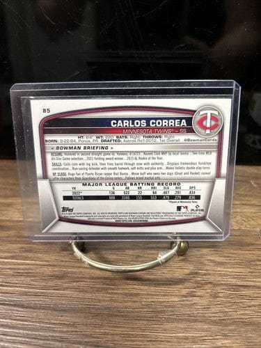 Cheap Sneaks Footwear/Sports Cards Baseball Card Carlos Correa SS 2023 Bowman Chrome Base Minnesota Twins Baseball Card