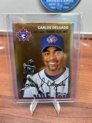Cheap Sneaks Footwear/Sports Cards Baseball Card Carlos Delgado 2023 Topps Chrome Platinum Anniversary #318 Toronto Blu