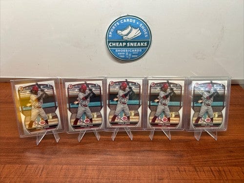 Cheap Sneaks Footwear/Sports Cards Baseball Card Carlos Jorge 2023 Bowman 1st BP-120 (X5) Reds
