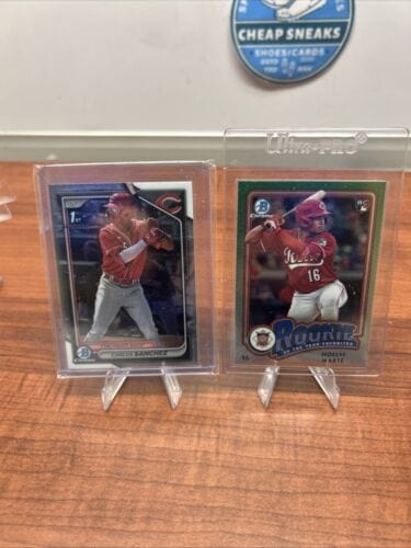 Cheap Sneaks Footwear/Sports Cards Baseball Card Carlos Sanchez 1st Bowman, 2024 Bowman Chrome BCP-51 Lot Noelvi Marte