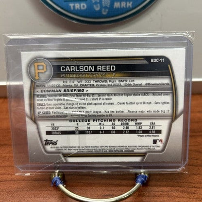 Cheap Sneaks Footwear/Sports Cards Baseball Card Carlson Reed - 2023 Bowman Draft Chrome Prospect 1st Bowman  BDC-11 Pi